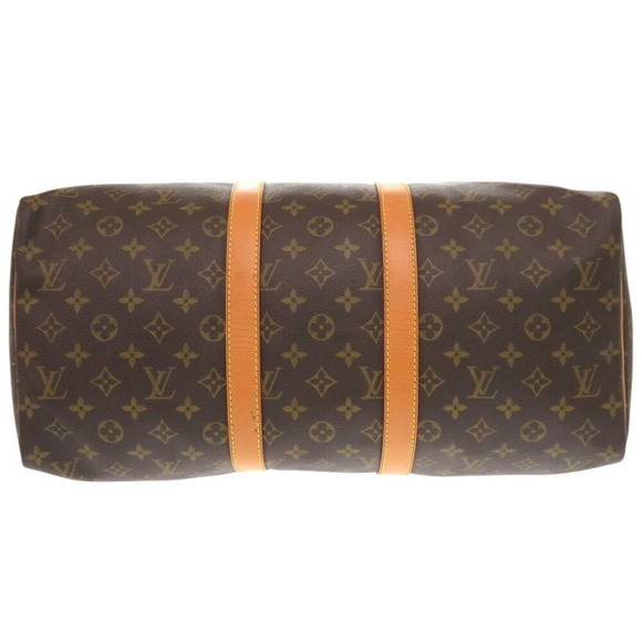 LOUIS VUITTON Brown Monogram Keepall 45 Boston Bag - Picture 4 of 11
